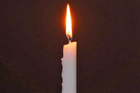 Meaning of burning a white candle